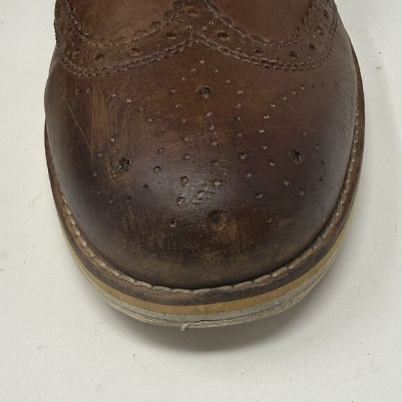 Crevo Boardwalk Chukka Boots Mens 13 Brown Leather Lace Up Hipster City Preppy main image 6